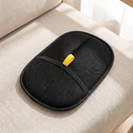 Gant ramasse-poils textile noir à languette jaune